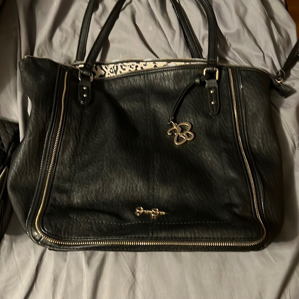 Large black Jessica Simpson Celina Tote purse